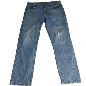 Levi Strauss Levi's 559 Men's 38x34 Blue Jeans Fits 38x33 Distressed Cool Grunge